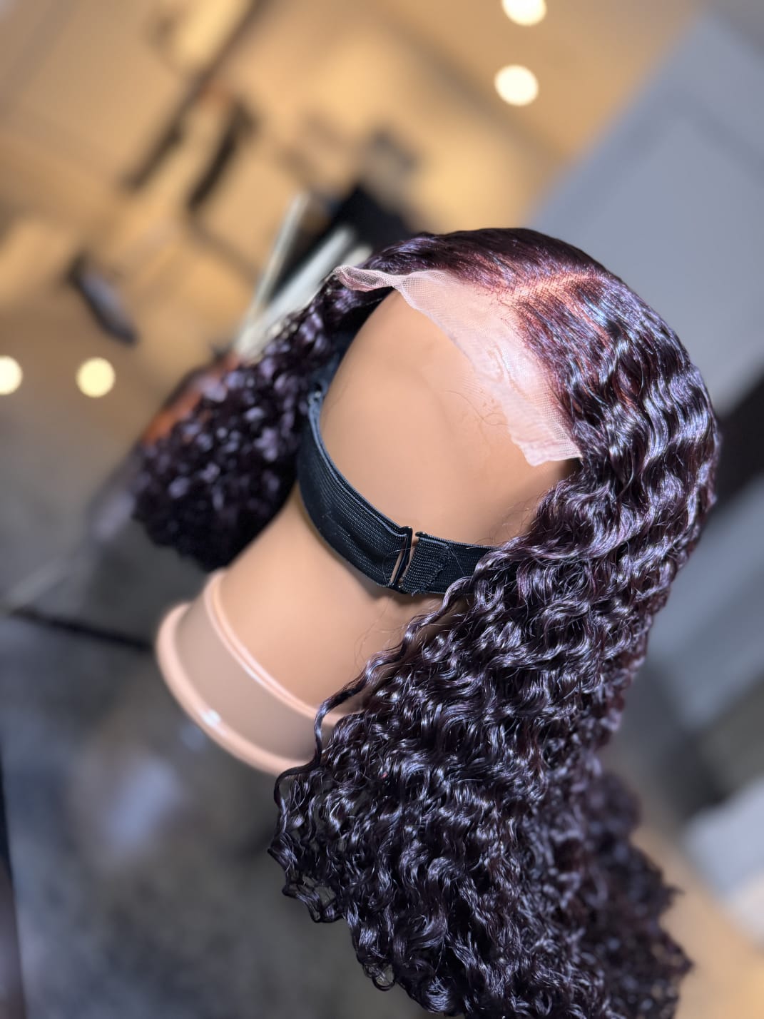 Wig DiDi — Burgundy Luxury Curls (5×5 Closure) - Image 4