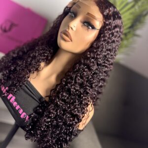 Wig DiDi — Burgundy Luxury Curls (5×5 Closure)
