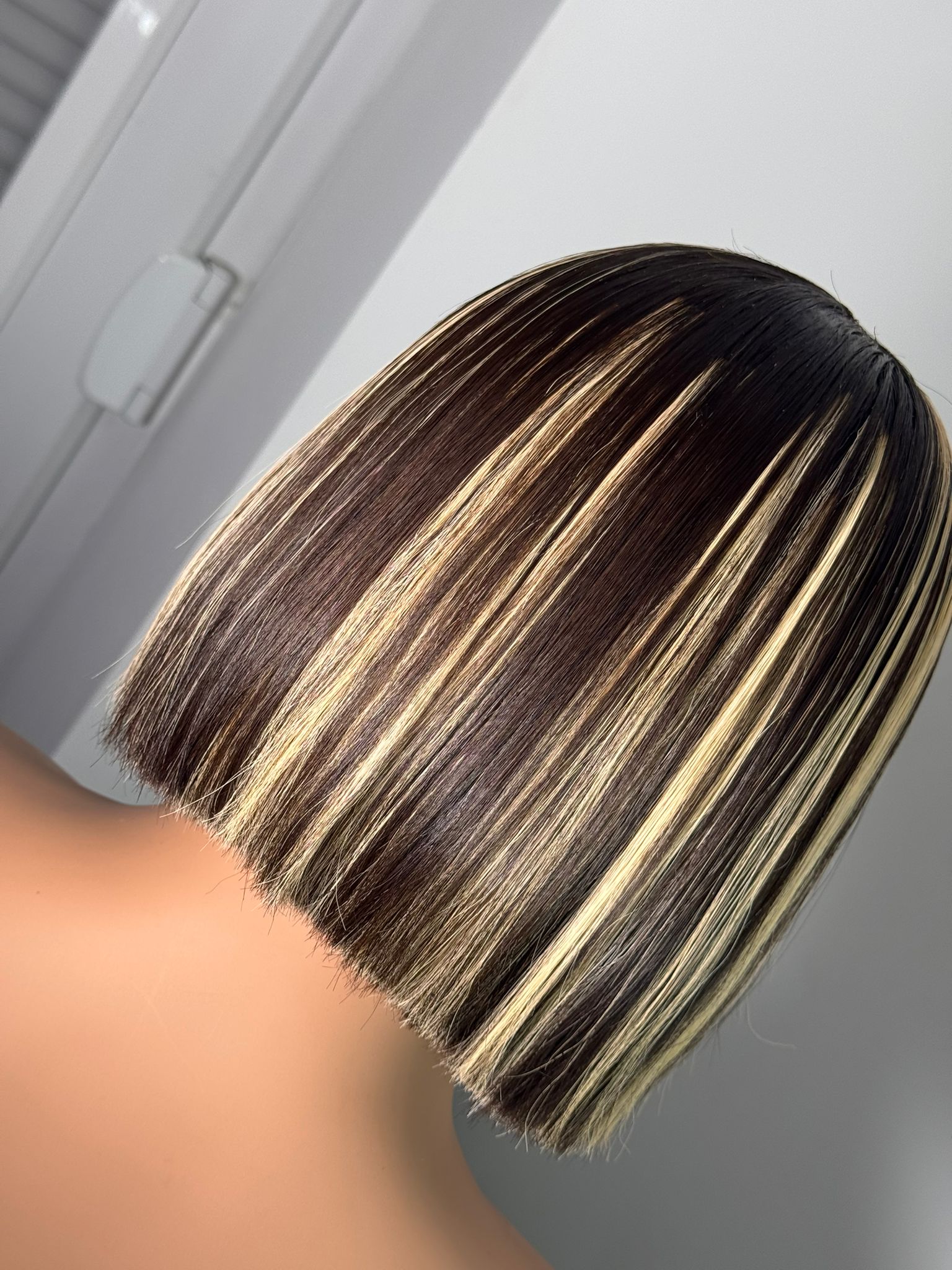 8” inches SSD Virgin Bone Straight custom color - Image 5
