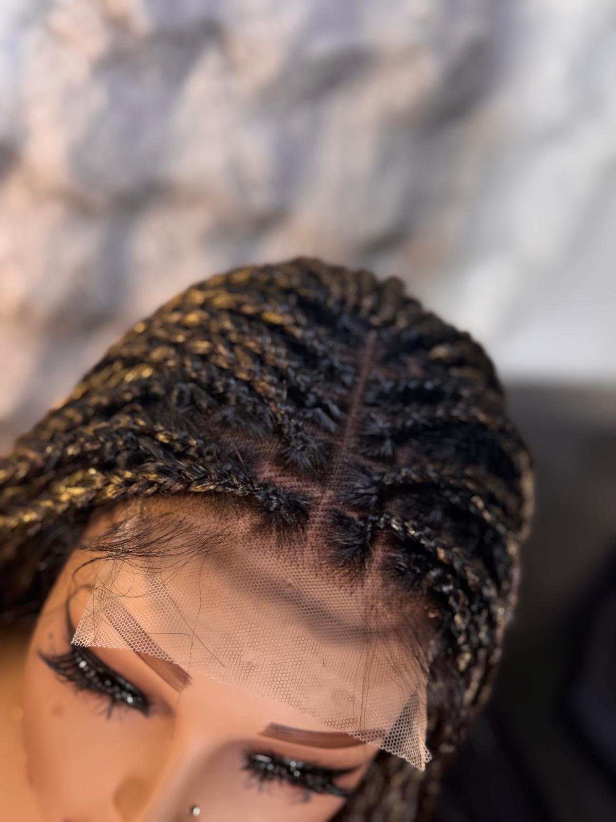 30”inches loose braids in closure - Image 2